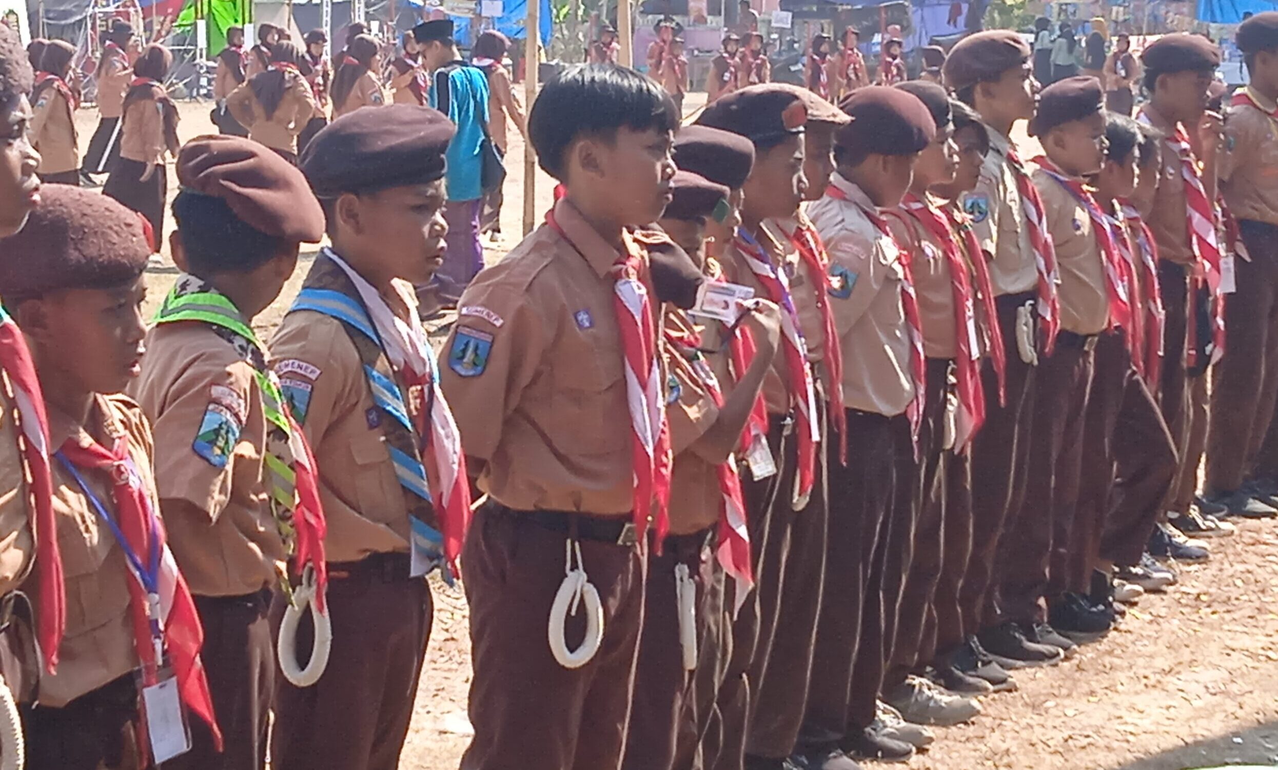 Pamuka HT Mengikuti Perkemahan